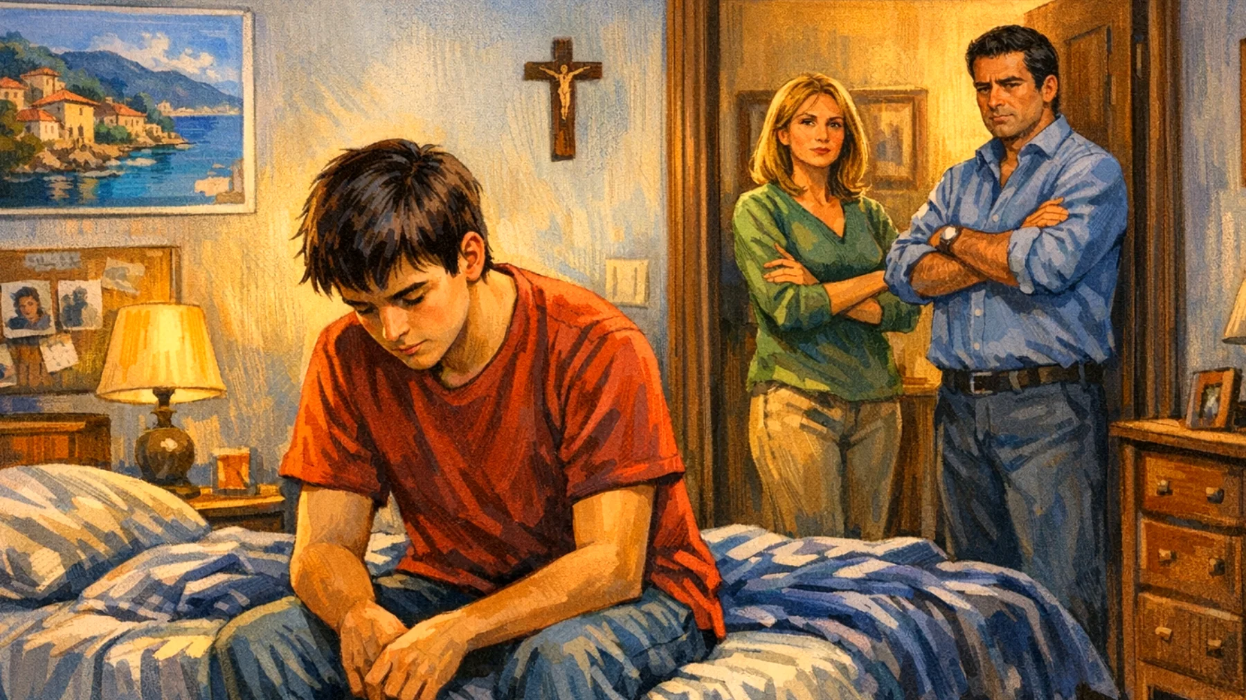 I genitori faticano a instaurare un dialogo emotivo profondo con i loro figli adolescenti, limitandosi a conversazioni superficiali su scuola e doveri quotidiani, senza riuscire a esplorare sentimenti, paure e bisogni affettivi reali"