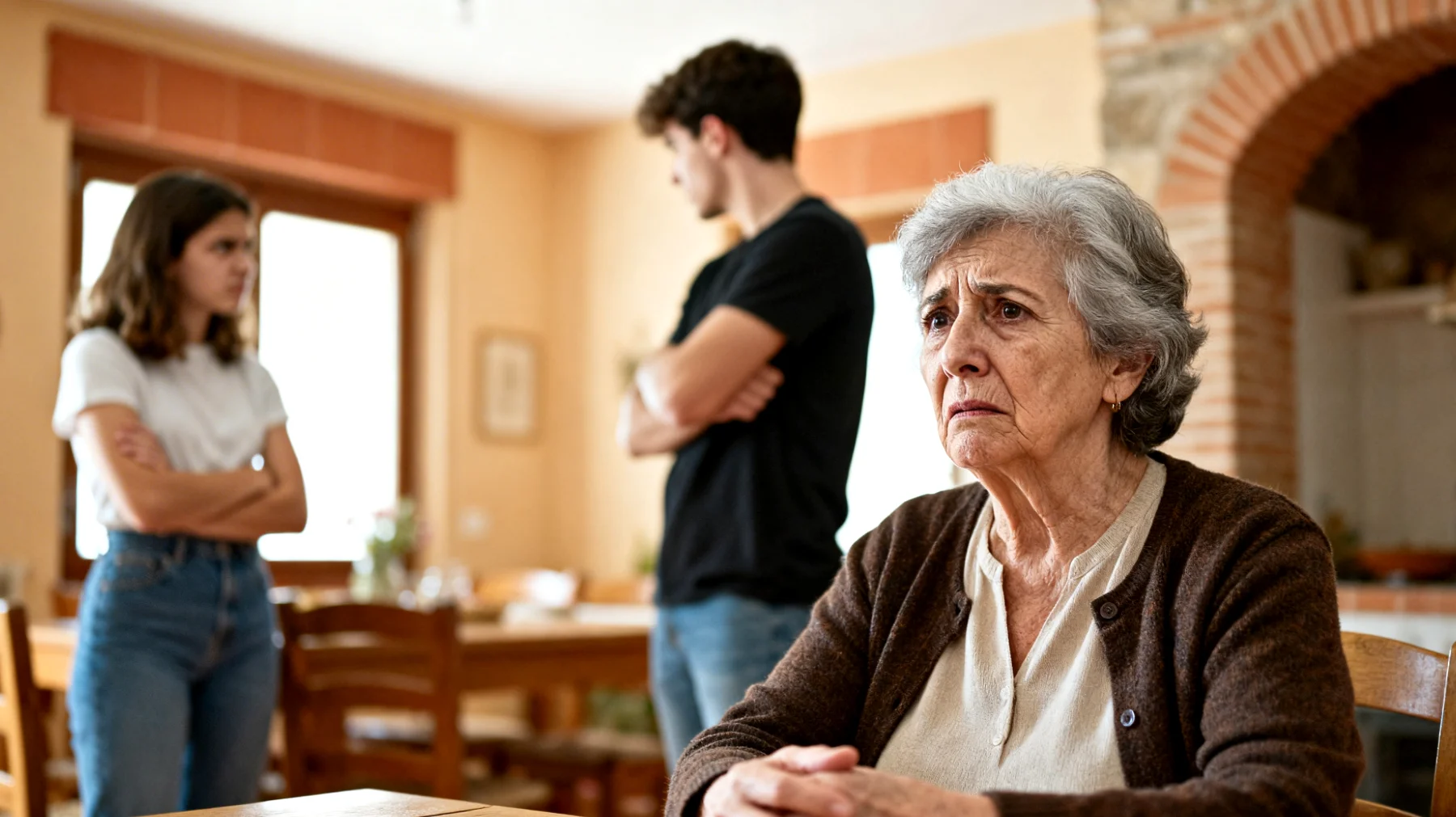 Nonna preoccupata perché i nipoti giovani adulti reagiscono con rabbia eccessiva e abbandono quando le cose non vanno come vorrebbero, mostrano scarsa resilienza di fronte agli ostacoli e si arrendono facilmente invece di perseverare"