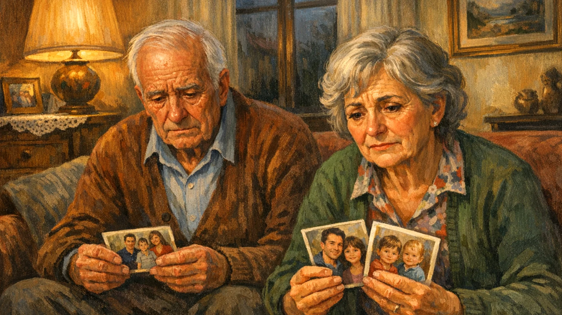 Nonni che provano sensi di colpa per non essere stati presenti abbastanza durante la crescita dei loro figli, ora diventati adulti, e temono di aver compromesso il rapporto con i nipoti giovani adulti a causa di questo passato"